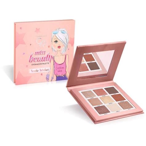 Golden Rose paleta senki za oči Miss Beauty Nude Addict Eyeshadow