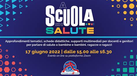 A Scuola Di Salute” Da Ottobre Un Percorso Di Formazione Per