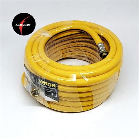 Jual Selang Kompresor Kuning 10 Meter Xenon High Pressure Spray Hose