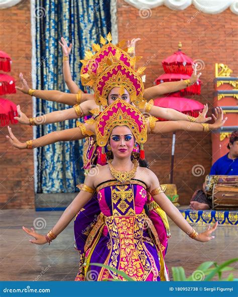 Traditional Balinese Dance Performed Editorial Stock Photo Image Of