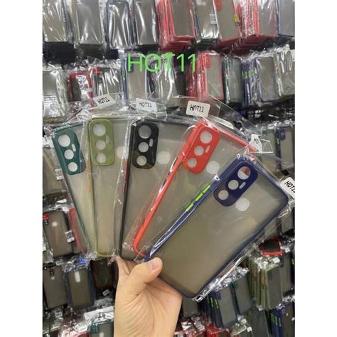 เคส infinix Hot 11 เคสปนฟนกส ขอบสผวดาน เคสกนกระแทก TPU Case