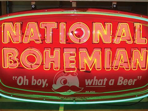 Original 1940 S National Bohemian Oh Boy What A Beer Auburn Fall