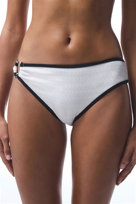 Alb Nicole Side Bikini Chilot Bichini Costume Baie Penti Romania