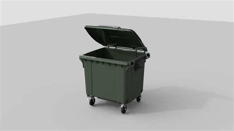 Контейнер для мусора 1100 л на колесах с крышкой TwinLid - купить по ...