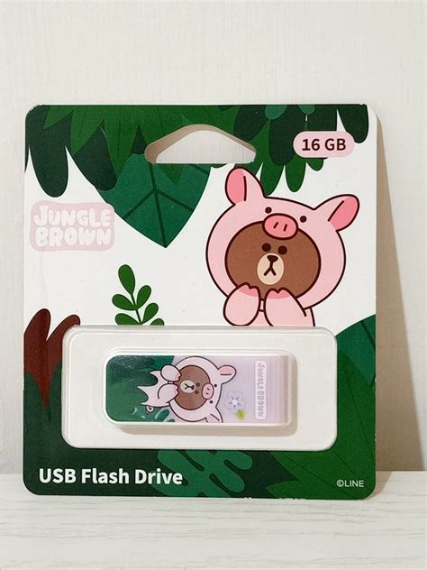 全新 宇瞻 16gb Line Friends 熊大 Usb 隨身碟 電腦及科技產品 電腦周邊產品 硬碟及儲存裝置在旋轉拍賣