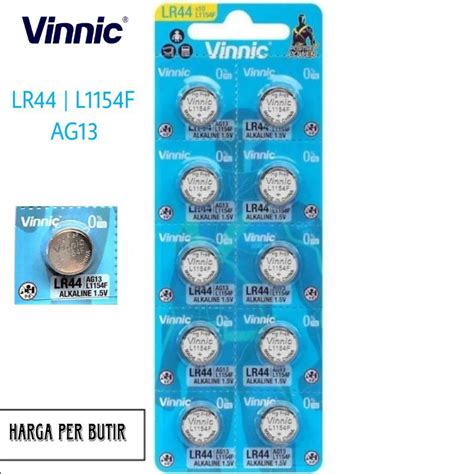 Jual Baterai Vinnic Lr Ag L F Alkaline V Original Vinnic