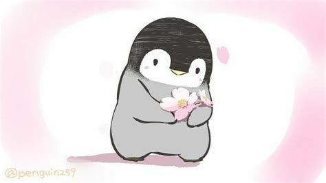 Pin By Liz Kurumu On Cute Dibujos Kawaii Cute Penguin Cartoon Cute