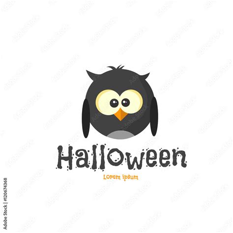 Halloween character - owl. Vector illustration Stock Vector | Adobe Stock