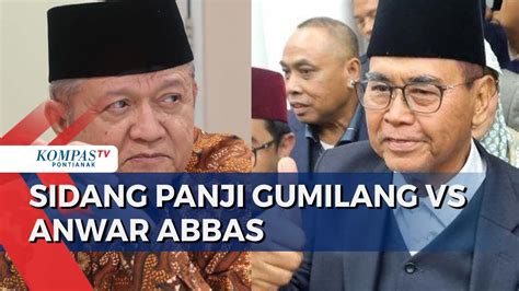 Sidang Gugatan Rp1 Triliun Panji Gumilang Pada Waketum MUI Anwar Abbas