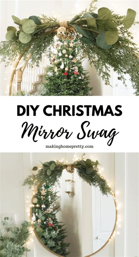 Creative Mirror Decoration For Christmas Ideas To Add Some Sparkle To