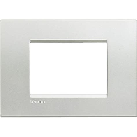 Bticino Livinglight Placca Moduli Quadra Lna Ag