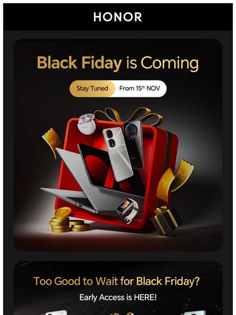 Honor Honor Black Friday Sale Early Access Milled