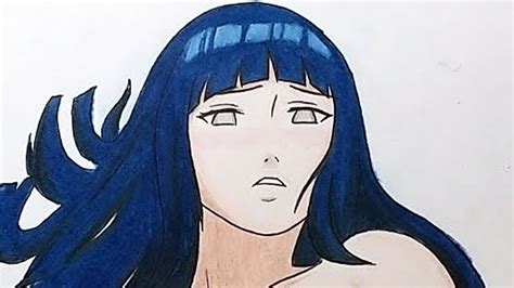 How To Draw Hinata Hyuga