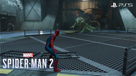 Marvel S Spider Man New Red And Blue Suit Vs The Lizard Boss Fight