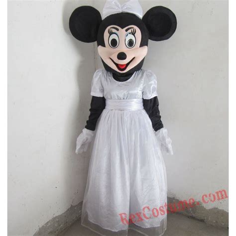 Disney Wedding Minnie Mouse Mascot Costume For Adult