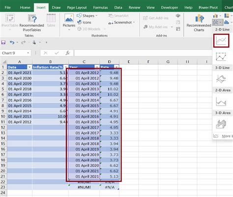 How To Create An Excel Step Chart Formula Using The Small Function Geeksforgeeks