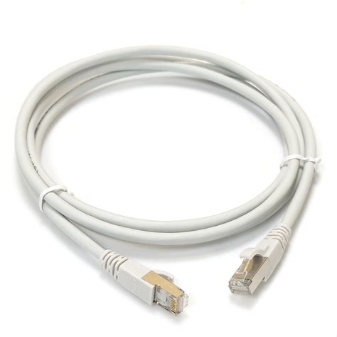 Patch Cord S FTP Kat 6A LSZH RJ45 RJ45 Connector Grey 1 0m Buy