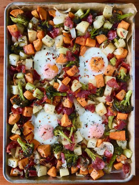 Sheet Pan Breakfast Hash With Salami Paleo Gluten Free Paleo Gluten Free Guy