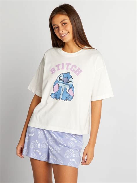 Conjunto De Pijama Corto Disney 2 Piezas BLANCO Kiabi 15 00