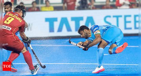 India Vs Spain Hockey World Cup Highlights India Beat Spain 2 0 In