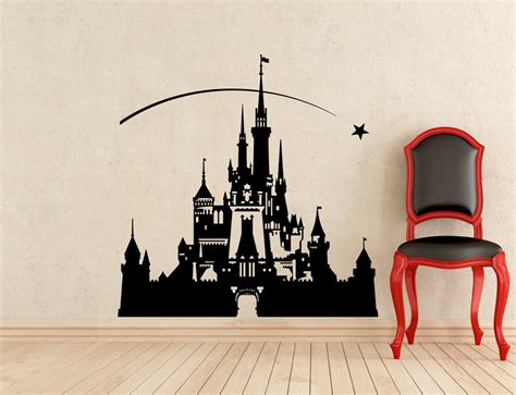 Disneyland Castle Wall Decal Vinyl Sticker Nursery Mural Home