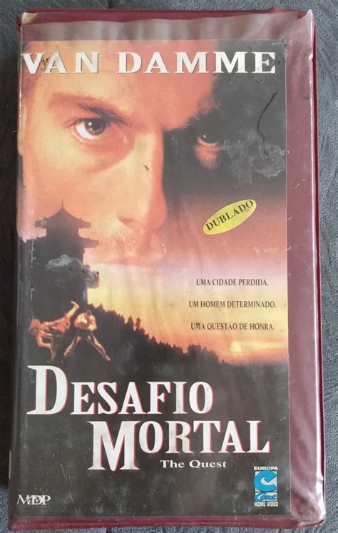 Vhs Dublado Desafio Mortal Van Damme Filme E S Rie Europa Usado