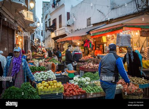 CASABLANCA, MOROCCO - MARCH 5, 2019: People on the streets of ...