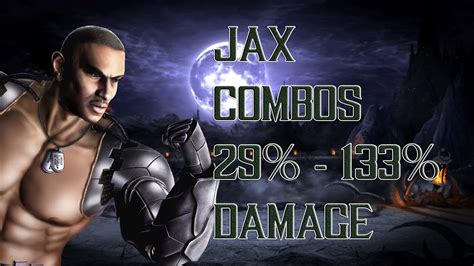 Mortal Kombat Jax Combos Damage Fps Youtube