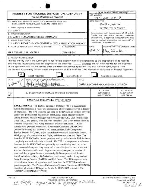 PDF Tactical Personnel System TPS Masterfile And The Tactical