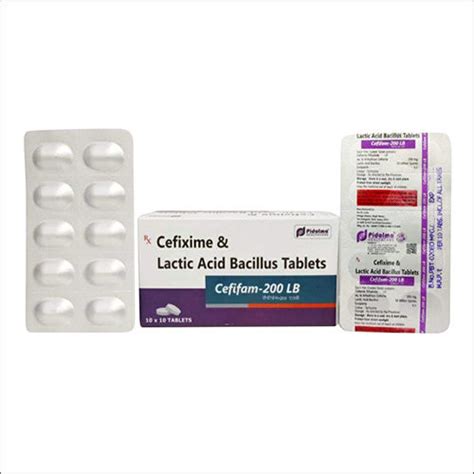 Cefixime And Lactic Acid Bacillus Tablets At Best Price In Kalyan