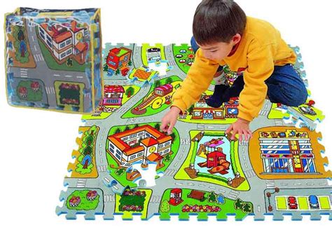 Large Foam City Map Puzzle - School Club Educational Supplies