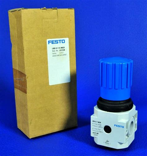 D24 FESTO PRESSURE REGULATOR 197538 LRB D 7 0 MIDI J316Gallery