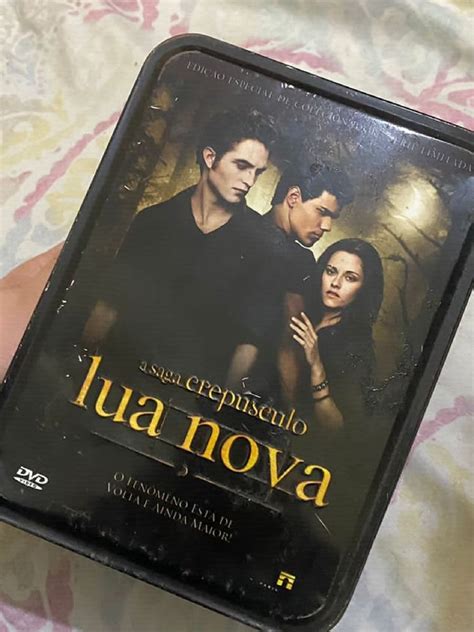 2 Dvd em Lata Lua Nova e Crepúsculo Mais a Saga Crepúsculo Lua Nova