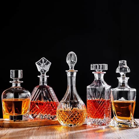 Kristallen Glazen Cup Decanter Set Whisky Karaf Cu Grandado