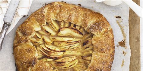 Rustic Apple Galette With Butterscotch Sauce