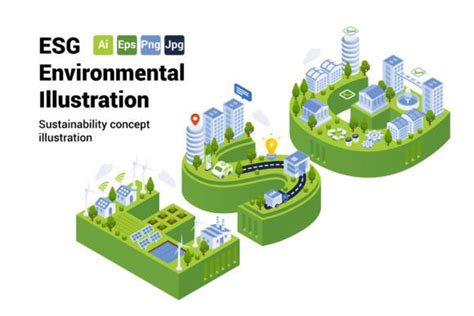 Esg Environmental Illustration Graphic By Innni Creative Fabrica