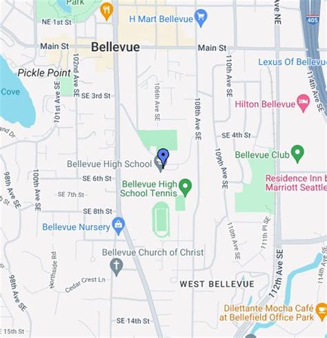 Bellevue University Campus Map Corine Cherianne