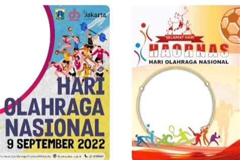 Link Twibbon Haornas Peringati Hari Olahraga Nasional Ke