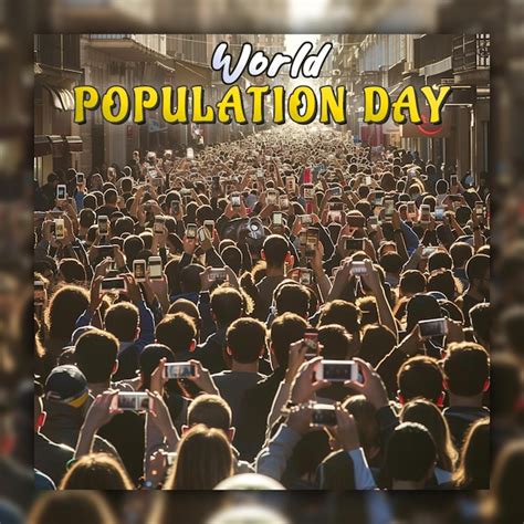 Premium Psd World Population Day