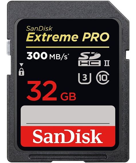 Cartão de Memória SanDisk 32GB 300mb s Extreme PRO SDHC UHS I QUALITY