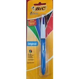 Caneta Bic 4 Cores Azul Vermelho Preto E Verde Cada 9 Reais