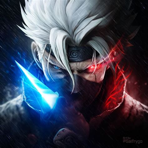 Kakashi - Fanart, Saifrygo | Naruto, Naruto and sasuke wallpaper, Anime