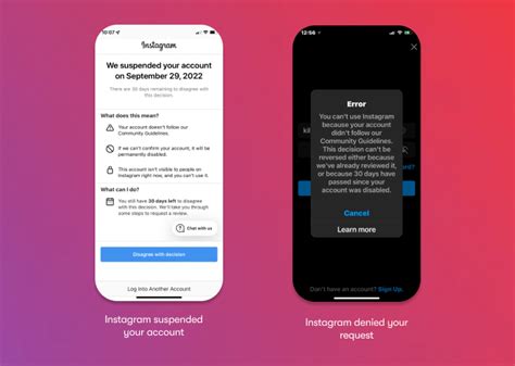 What Does A Suspended Instagram Account Look Like