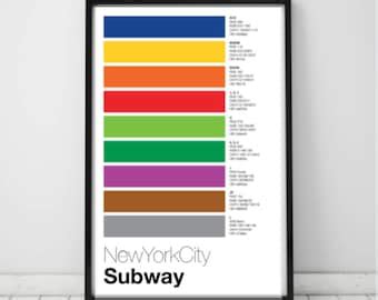 Nyc Subway - Etsy