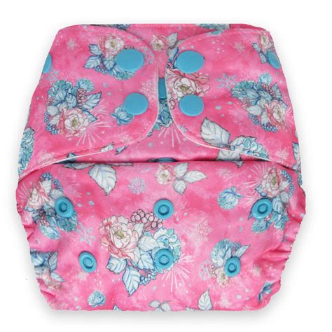 Cloth Nappy Sassibums Floral Cloth Nappy