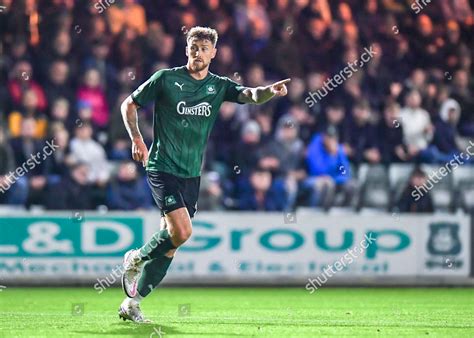 Plymouth Argyle Defender Dan Scarr 6 Editorial Stock Photo Stock