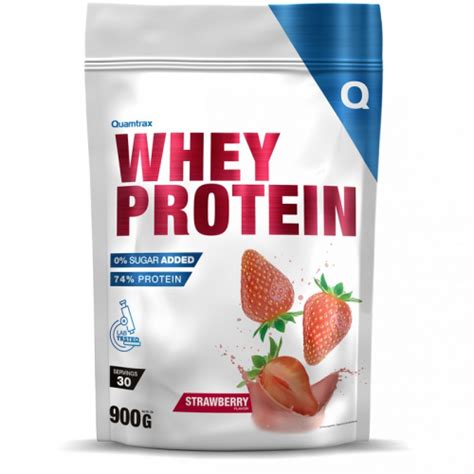 Quamtrax Whey Protein G Servings Strawberry