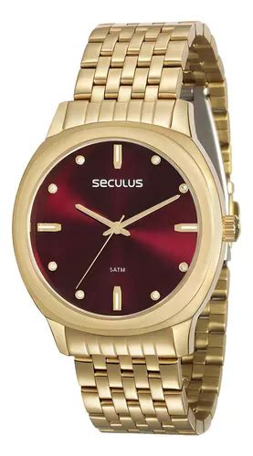 Reloj Seculus Gold 20565lpsvds1 Para Mujer Color De Fondo Rojo