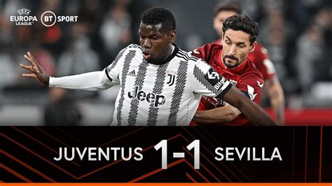 Juventus Vs Sevilla 1 1 Pogba Gets First Assist Of Second Juve