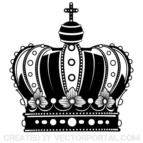 Black Crown Vector at Vectorified.com | Collection of Black Crown ...